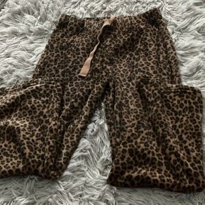 Leopard Print Pajama Pants